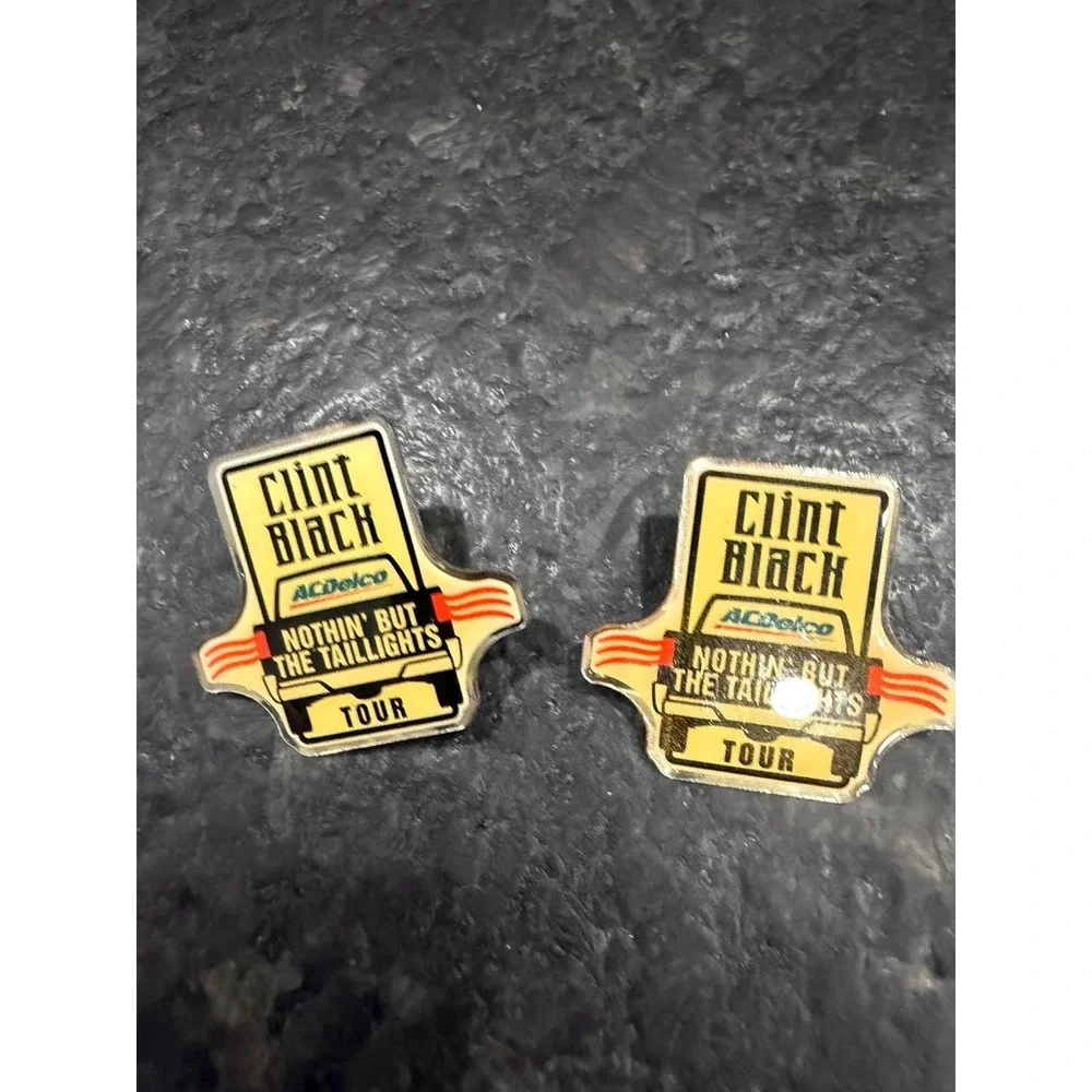 Clint Black Tour pins - Set of two